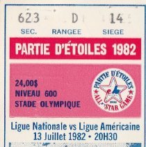 1982 All-Star Game Ticket
