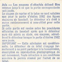 2023.61.002 - Ticket, Admission