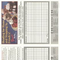2003 Inaugural Season Official Scorecard