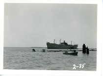 Pilot  and Work Boats with SS William B. Woods, Brunswick River,  Apr 1943