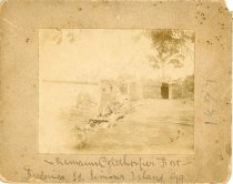 Remains of Oglethorpe's Fort, Frederica 1897