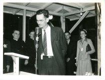 Speaker, Launch Ceremony, SS Samvigna, April 8, 1944