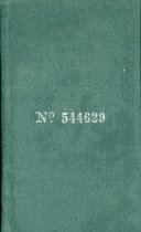 James C. Kinsey's Monthly Union Dues Receipt Book No. 544629