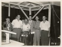 Presentation of L. M. Awards, Launch Ceremony, SS Cassius Hudson