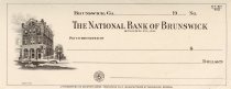 Counter Check, The National Bank of Brunswick
