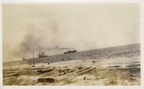 4-Masted Schooner and Tanker near St. Simons Island Beaches