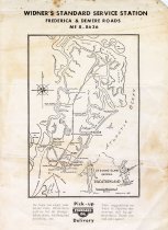 Advertising Broadside for Widner's Standard Service Station