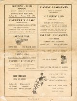 "Island Guide" Tourist Brochure dated July 22, 1950- ad examples