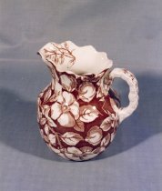 Small Ridgways pitcher in Cherokee Rose pattern