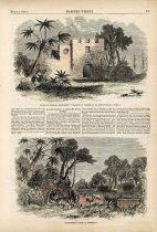 Harper's Weekly article "Oglethorpe's Barracks and Tomb"