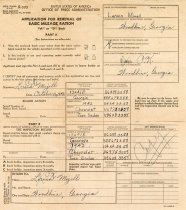 Application for Renewal of Basic Mileage Ration