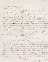 Warrant to Survey, from Glynn County Land Court