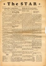 "The Star" Newspaper, Vol. 1, No. 3, front page