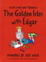"Color Your Way Through the Golden Isles with Edgar"  Front Cover