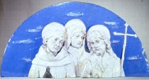 Lunette of Madonna between Saints Francis and John