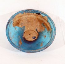 Blue Roman Glass Bowl