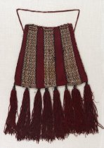 Inca hand woven bag with long tassels