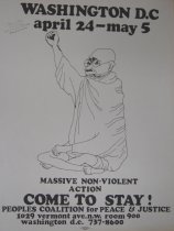 Washington D.C. April 24 - May 5 Massive Non-Violent Action Come to Stay!