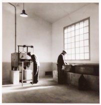 Interior of a Factory with Workers