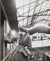 Woman in Train Station