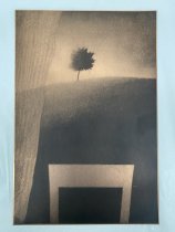 Kipniss, Robert, Window With Curtain And Tree, 2020.2.10, Front