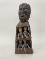2024.8.6, Ancestor Figure, Coconut Fiber, Front