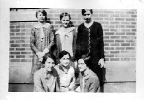 [Six Unidentified Young Women]