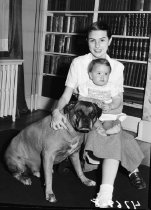 Nancy Penn, Muffin Penn and Dog