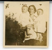 Mrs. Clara Duke & son Leroy and nephew [Theodore Duke]
