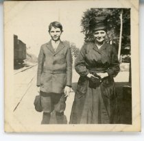 Mrs. Bessie Fling Havener & son Powell Fling