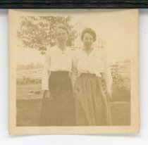 Katie Shryock and Mrs. Edith Brenneman