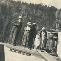 Bow of the W.W. Slee