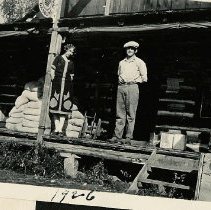 LP store porch with gas pump 1926