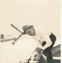 Art Moore filling an image