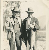 Elmer Berg with a Fish