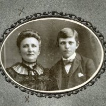 Amalia Paul with son Leonard in WI