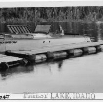 USFS Rainbow boat at dock