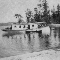 The WW Slee Unloading at Eight Mile Island