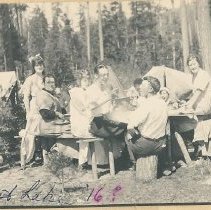 The Emley Family Camping - 1916