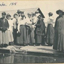 The Emley family on the Coolin docks - 1918