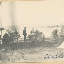 The Emley family camping - 1918