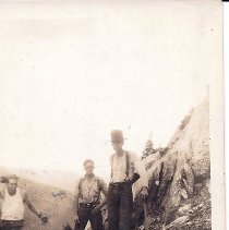 building the trail up Big Snowy