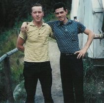 BRC Worker Gibson with friend