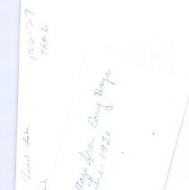 6.27 Priest Lake Stage back of photographs & file label