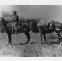 Clinton Averett on horseback