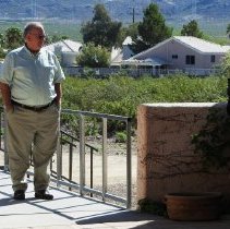Malcolm Vuksich and a roadrunner