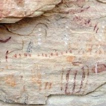 Brownstone Canyon pictographs