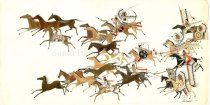 untitled (Indian horse raid)