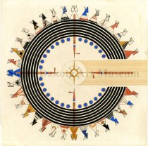 untitled (circular painting)