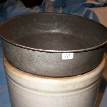 Metal Strainer, Ceramic Pot